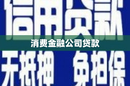 厦门消费金融公司贷款