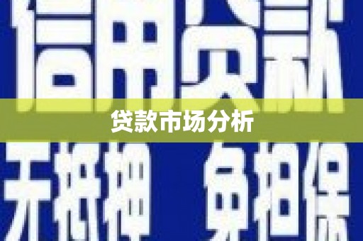 厦门贷款市场分析