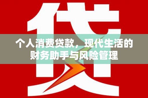 厦门个人消费贷款，现代生活的财务助手与风险管理