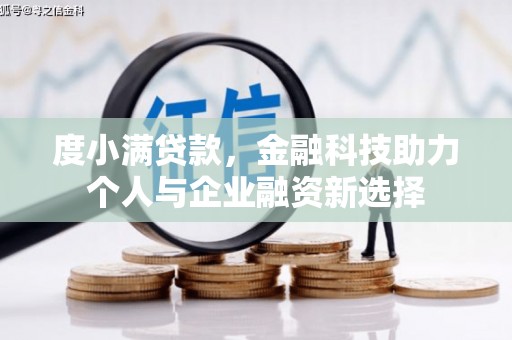 厦门度小满贷款，金融科技助力个人与企业融资新选择