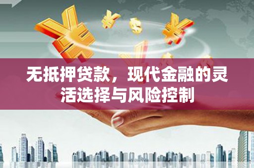 厦门无抵押贷款，现代金融的灵活选择与风险控制