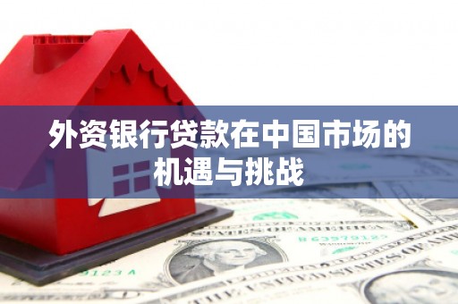 厦门外资银行贷款在中国市场的机遇与挑战