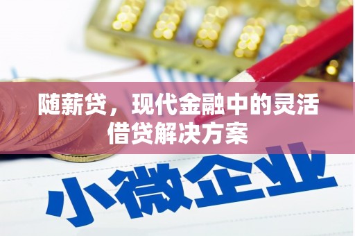 厦门随薪贷，现代金融中的灵活借贷解决方案