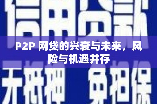 厦门P2P 网贷的兴衰与未来，风险与机遇并存