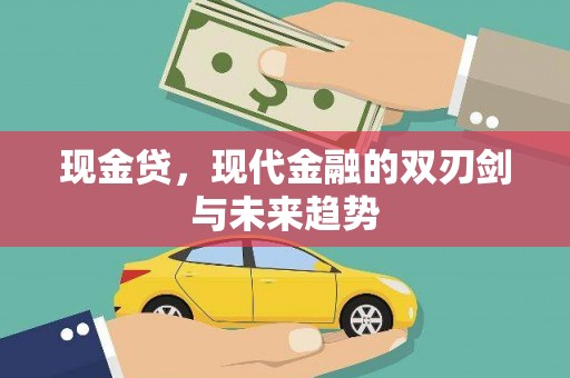 厦门现金贷，现代金融的双刃剑与未来趋势