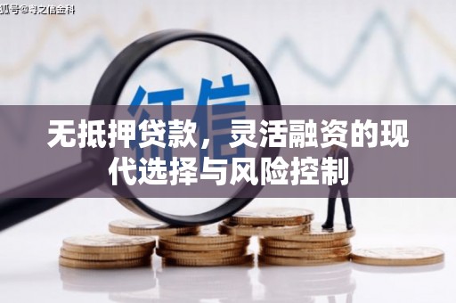 厦门无抵押贷款，灵活融资的现代选择与风险控制