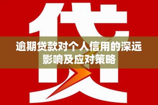 厦门逾期贷款对个人信用的深远影响及应对策略