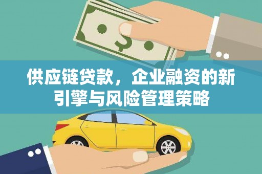 厦门供应链贷款，企业融资的新引擎与风险管理策略