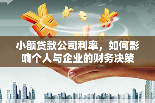 厦门小额贷款公司利率，如何影响个人与企业的财务决策