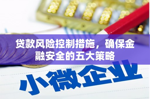 厦门贷款风险控制措施，确保金融安全的五大策略