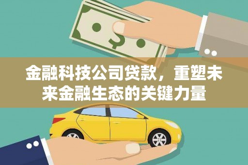 厦门金融科技公司贷款，重塑未来金融生态的关键力量