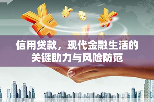 厦门信用贷款，现代金融生活的关键助力与风险防范