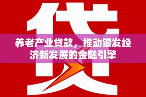 厦门养老产业贷款，推动银发经济新发展的金融引擎