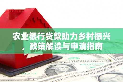 厦门农业银行贷款助力乡村振兴，政策解读与申请指南