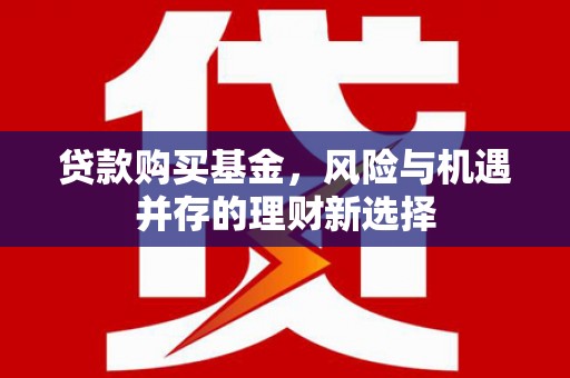 厦门贷款购买基金，风险与机遇并存的理财新选择